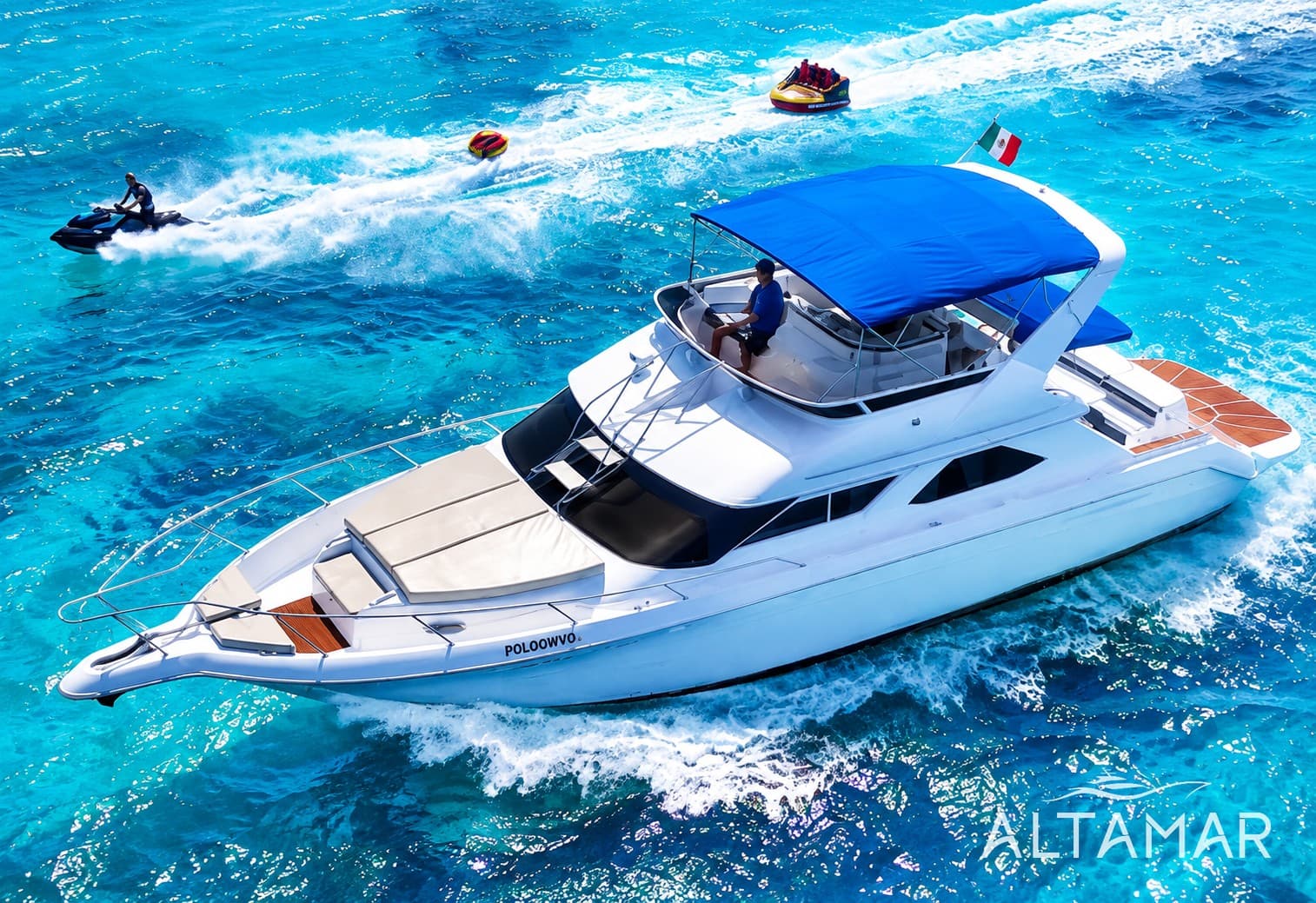 Jackie - 48 ft Sea Ray Flybridge — Mega Yachts Cancun