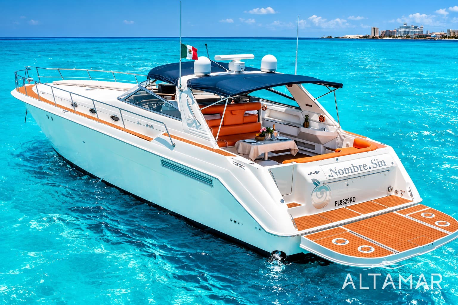 Sin Nombre - 55 ft Sea Ray — Mega Yachts Cancun